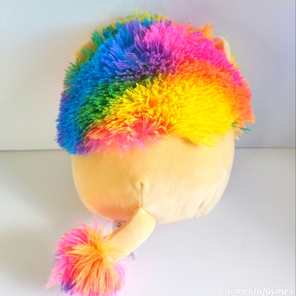 LEONARD 🦁 the short hair Rainbow Lion Original Squishmallows by Kelly Toy ☆NWT☆ - Picture 6 of 11